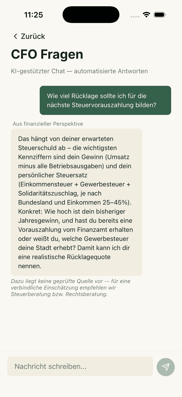 Vantric KI-Mentor-Chat